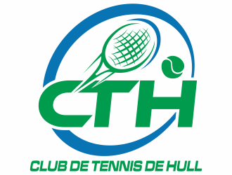 Club de tennis de Hull (CTH) logo design by hidro