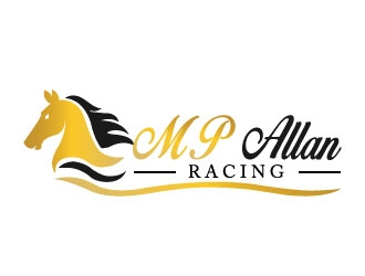 M.P Allan Racing logo design by samuraiXcreations