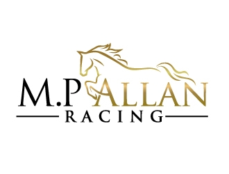 M.P Allan Racing logo design by invento