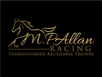 M.P Allan Racing logo design by invento