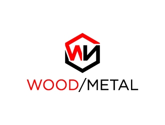 WN Wood/Metal logo design by GRB Studio