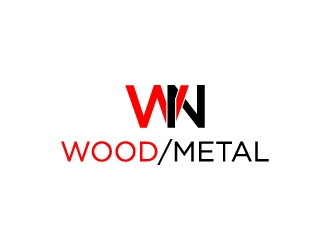 WN Wood/Metal logo design by GRB Studio