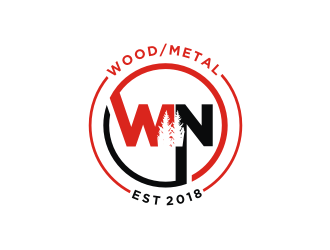WN Wood/Metal logo design by bricton
