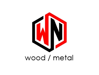 WN Wood/Metal logo design by MarkindDesign