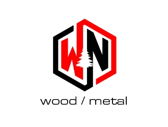 WN Wood/Metal logo design by MarkindDesign