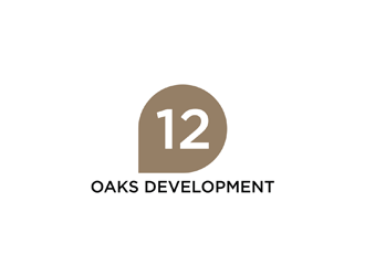 12 Oaks Development logo design by EkoBooM