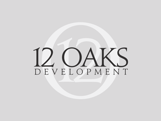 12 Oaks Development logo design by kunejo