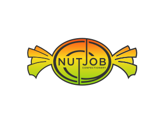 Nutjob Confectionery logo design by johana