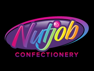 Nutjob Confectionery logo design by jaize