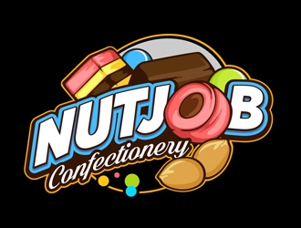 Nutjob Confectionery logo design by veron