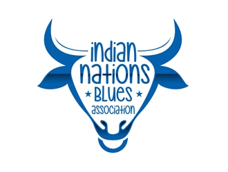 Indian Nations Blues Association  logo design by DreamLogoDesign