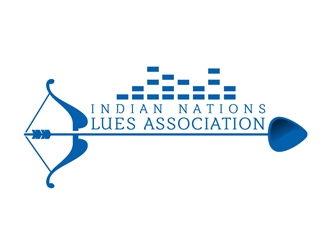 Indian Nations Blues Association  logo design by DreamLogoDesign