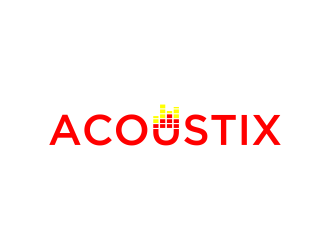 Acoustix logo design by deddy