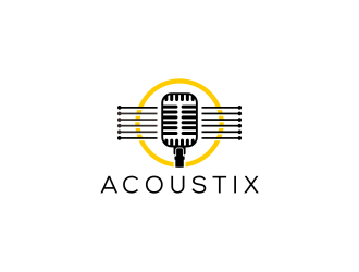 Acoustix logo design by senandung