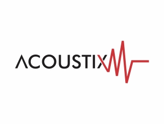 Acoustix logo design by rokenrol