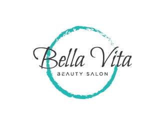 Bella Vita Beauty Salon logo design by onep