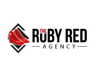 The Ruby Red Agency logo design by prodesign