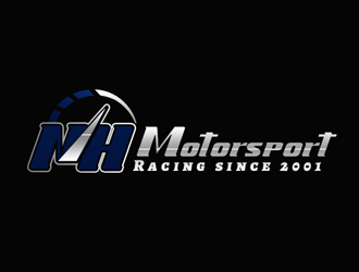 NH Motorsport logo design by bougalla005