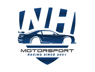 NH Motorsport logo design by Eliben