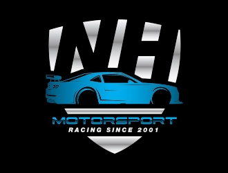 NH Motorsport logo design by Eliben