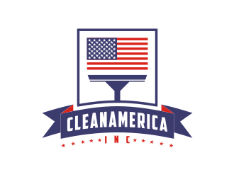 CleanAmerica Inc. logo design by bricton