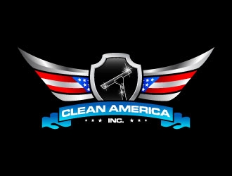 CleanAmerica Inc. logo design by daywalker