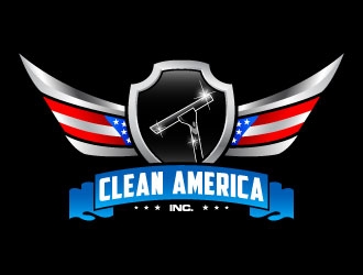 CleanAmerica Inc. logo design by daywalker