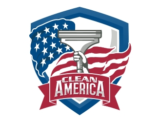 CleanAmerica Inc. logo design by MarkindDesign