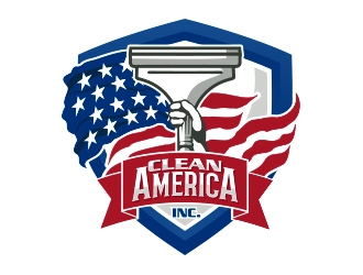 CleanAmerica Inc. logo design by MarkindDesign