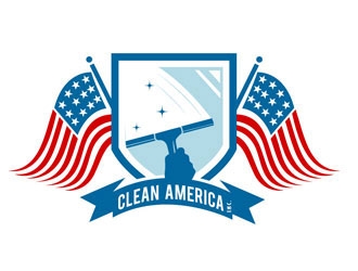 CleanAmerica Inc. logo design by LogoInvent
