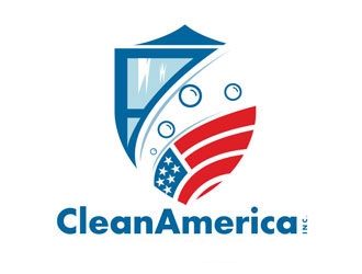 CleanAmerica Inc. logo design by LogoInvent