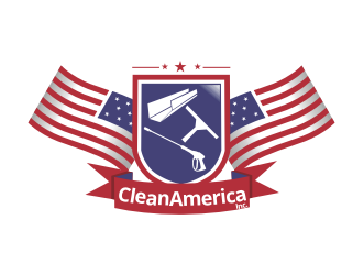CleanAmerica Inc. logo design by rgb1