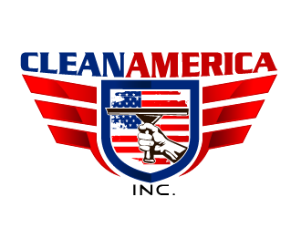 CleanAmerica Inc. logo design by THOR_