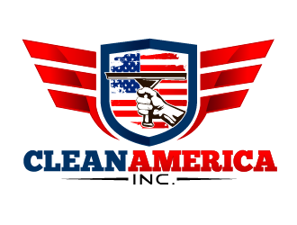 CleanAmerica Inc. logo design by THOR_