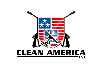 CleanAmerica Inc. logo design by fantastic4