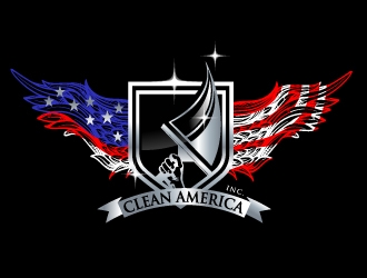 CleanAmerica Inc. logo design by fantastic4