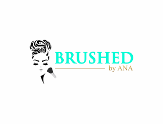 Brushed by Ana logo design by haidar
