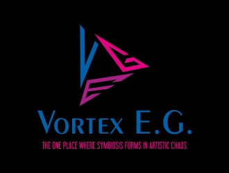 Vortex Entertainment Group (Vortex E.G.) logo design by cikiyunn