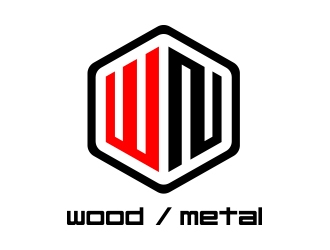WN Wood/Metal logo design by MarkindDesign