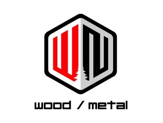 WN Wood/Metal logo design by MarkindDesign