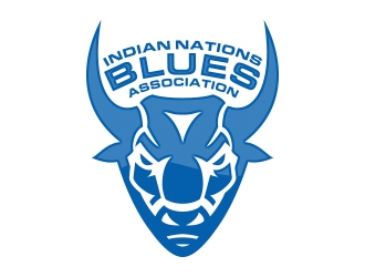 Indian Nations Blues Association  logo design by MarkindDesign
