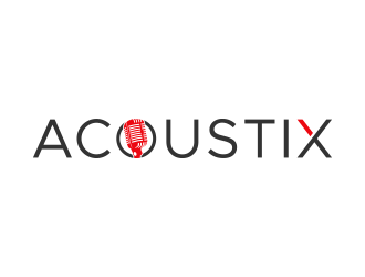 Acoustix logo design by lexipej