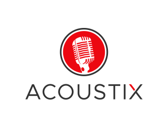 Acoustix logo design by lexipej