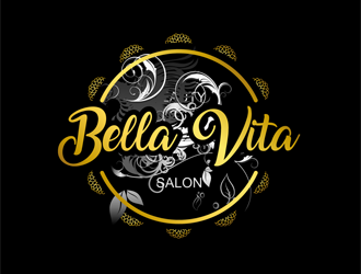 Bella Vita Beauty Salon logo design by enzidesign