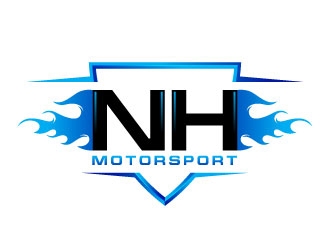 NH Motorsport logo design by sanu