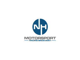 NH Motorsport logo design by rief
