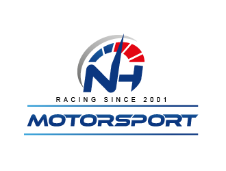 NH Motorsport logo design by prodesign