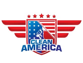 CleanAmerica Inc. logo design by shere