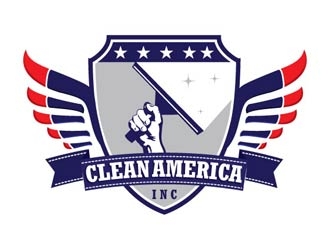 CleanAmerica Inc. logo design by shere
