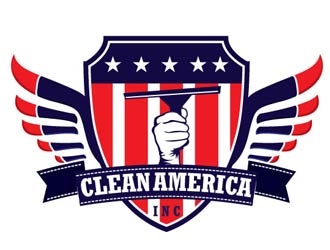 CleanAmerica Inc. logo design by shere